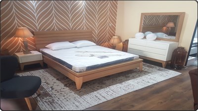 חדר שינה דגם פסים