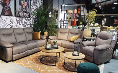 סלון ריקליינרים 2+3